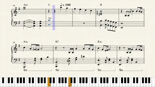 Historia de un amor | Piano | Partitura