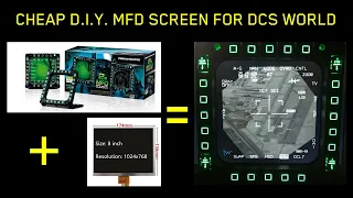 Cheap D.I.Y. MFD Screen for DCS World