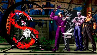 [KOF Mugen] Orochi Infernogami vs Ryuji Yamazaki Team