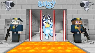 BLUEY ESCAPA DE LA PRISIÓN MÁS SEGURA DE MINECRAFT