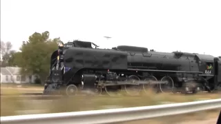 Union Pacific 844 Steam Locomotive Chase