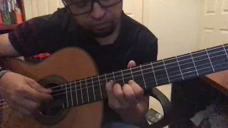 Love story theme on classical guitar, Francis Lai