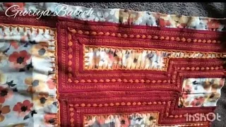 latest balochi zig zag machine embroidery