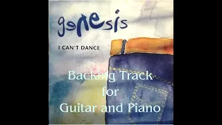 I Can't Dance Genesis Backing Track for Guitar and Piano