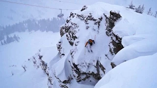 Jackson Hole Skiing Corbet's Couloir Backflip 70ft Frontflip Owen Leeper