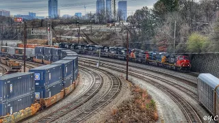 Railfanning Atlanta's Inman Yard ft. CN, KCS, BNSF, NS, CSX, & ex-Conrail Dash 8