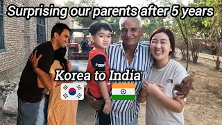 SURPRISING OUR INDIAN PARENTS AFTER 5 YEARS 🇮🇳