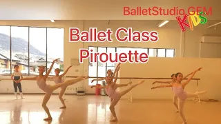 Ballet Class Pirouette @balletstudiogem