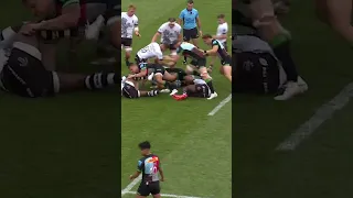 HUGE Tackle From Oscar Beard 🤯💪 #premiershiprugby #shorts