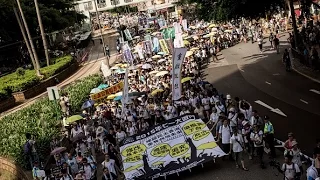 18 лет под управлением КНР: гонконгцы вышли на протест (новости)