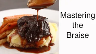 Red Wine Braised Short Ribs (in-depth guide to braising)