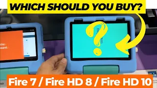 Kindle Fire 7 vs Fire HD 8 vs Fire HD 10 (Which should you buy?)