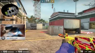 CSGO ScreaM, s1mple & JW plays FPL on Cache