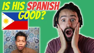 🇵🇭 Spanish Speaker Reacts to Filipino Boy Speaking 18 Languages 🇵🇭