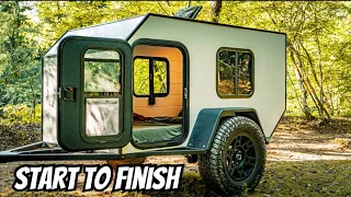 DIY micro camper | Full Build Timelapse in under 10 Minutes