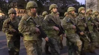 Festejos Día de la Infantería 2018, Desfile