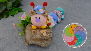 What to make with leftover fabric 🐛 Adorable caterpillar DIY