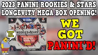 We Got PANINI'D! 2023 Panini Rookies & Stars Longevity Mega Box Opening and Review!