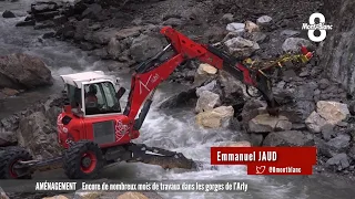 Les travaux ont repris dans les gorges de l'Arly