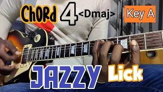 Jazzy Guitar lick breakdown - Nara guitar cover - Oc Omofuma - Tim Godfrey ft Travis Greene