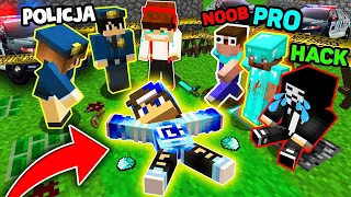 KTO JEST WINNY - NOOB, PRO, HACKER W MINECRAFT?! GPLAY & LAKI