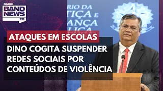 Flávio Dino cogita suspender redes sociais por conteúdos de ataques em escolas