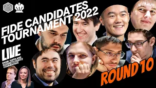 FIDE Candidates Tournament 2022: Round 10