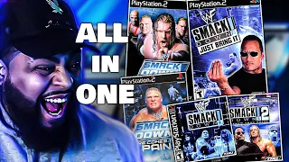 I Played Every Main Smackdown Game In One Video!