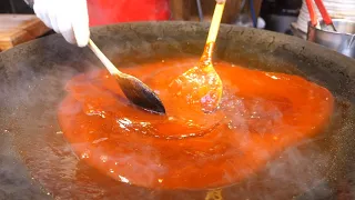 THE BEST KOREAN STREET FOOD IN BUSAN CITY, Toast, Spicy Rice Cake, Egg dumpling, Welsh Onion Pancake