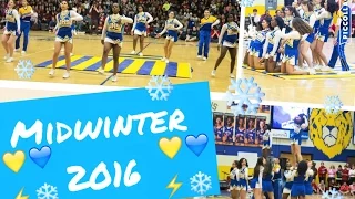 Madison West High School Midwinter Cheer performance