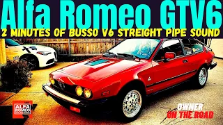 2 MINUTES SOUND OF MY ALFA ROMEO GTV6