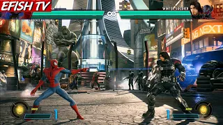 Spider-Man & Rocket Raccoon vs Winter Soldier & Ultron (Hardest AI) - Marvel vs Capcom: Infinite