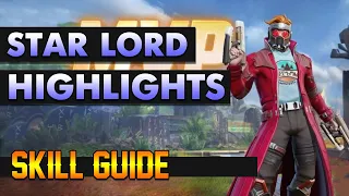 STAR LORD HIGHLIGHTS AND SKILL GUIDE (MARKSMAN) - MARVEL SUPER WAR