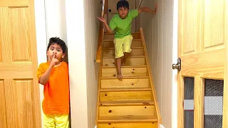 Troy and Izaak Pretend Play Fun Games Hide and Seek! TBTFUNTV