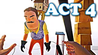 Hello Neighbor Act 4 Finale Mobile Full Playthrough Gameplay