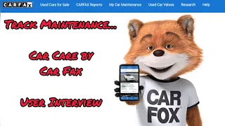 Carfax Car Care App - user interview