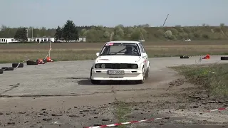 Ł. Sawicki (E30) - 2. Runda Rallysprint Challenge (Lotnisko Piła, 13.04.2024)