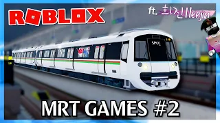 Roblox MRT Games Compilation #2 (ft. Heejin) | DTL, NEL, EWL and more!