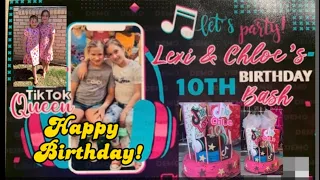 Lexi & Chloe’s 10th Birthday Bash