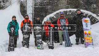 RIDE SNOWBOARDS JAPAN  “MYOKO TEAM MEETING”
