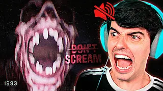 É proibido GRITAR nesse JOGO de TERROR: DON'T SCREAM