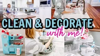 CLEAN AND DECORATE WITH ME! | DECORATING MY HOUSE AFTER CHRISTMAS | CLEANING MOTIVATION