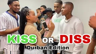 KISS😘OR DISS🚫BUT FACE TO FACE PART-1(10 Guys vs 10 Girls)||DURBAN EDITION‼️