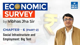 Economic Survey 2022-23 | Chapter - 6 (Part-2) | Big Tent | Live Discussion by Vibhas Jha Sir | UPSC