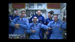 Поздравление Наталии Сергеевны Королёвой от экипажа МКС