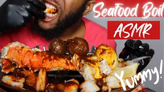 KING CRAB SEAFOOD BOIL |ASMR| NO TALKING!!