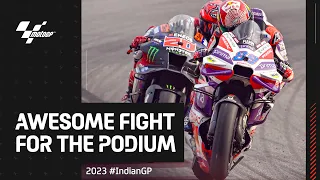 Amazing overtakes for the podium in MotoGP™ Last Lap 💪 | 2023 #IndianGP