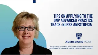 Tips on Applying to the DNP Advanced Practice Track: Nurse Anesthesia