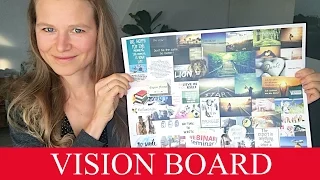 VISIONBOARD  | ZIELE ERREICHEN  | TRAE  UME ERFUE  LLEN  |  PERSOENLICHE ZIELE 2017