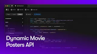 #5 Use Dynamic Data to Show Movie Posters  — Mastering Framer Code Overrides